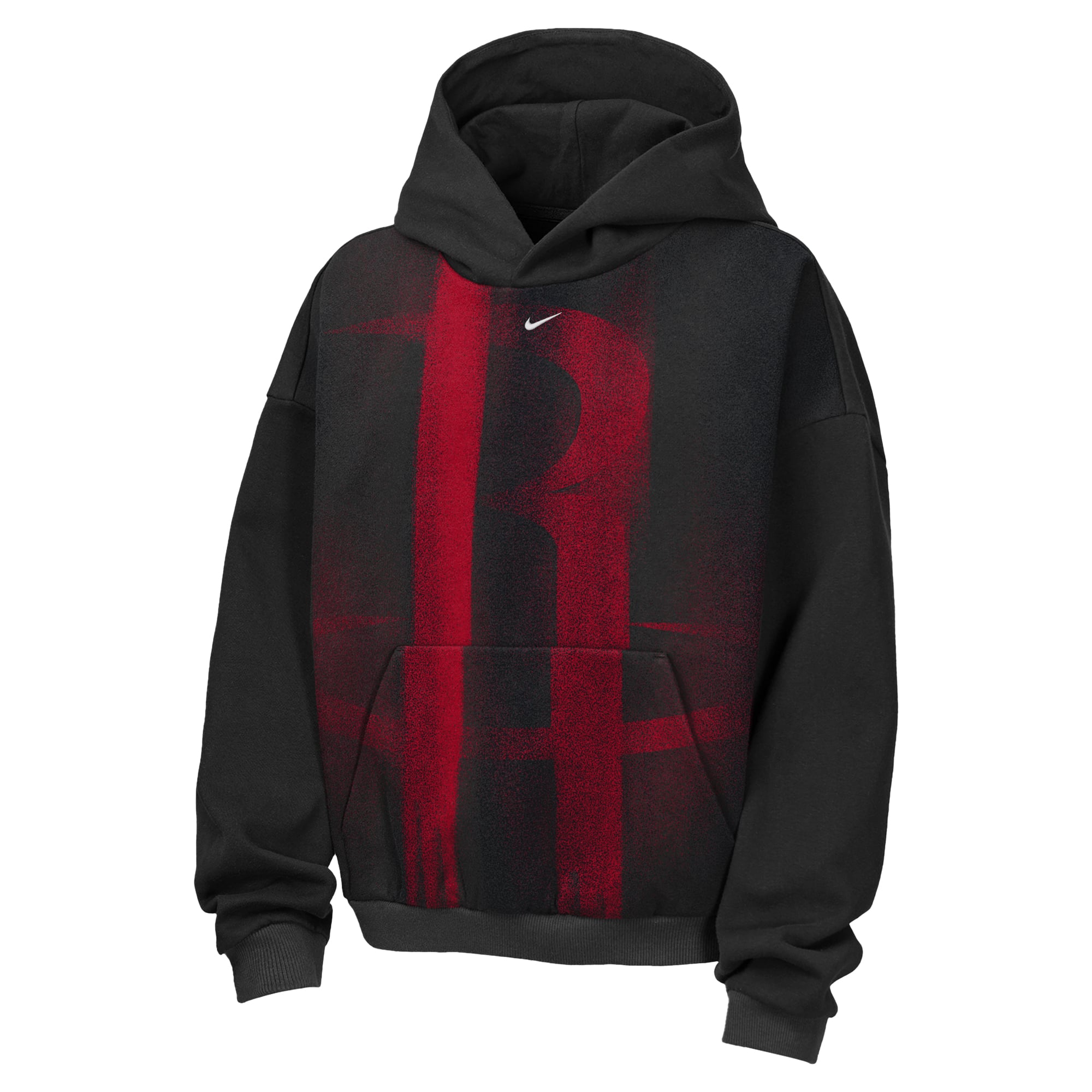 Sweat à capuche en polaire Nike Black Houston Rockets 2026 Standard Issue Practice Icon pour enfant
