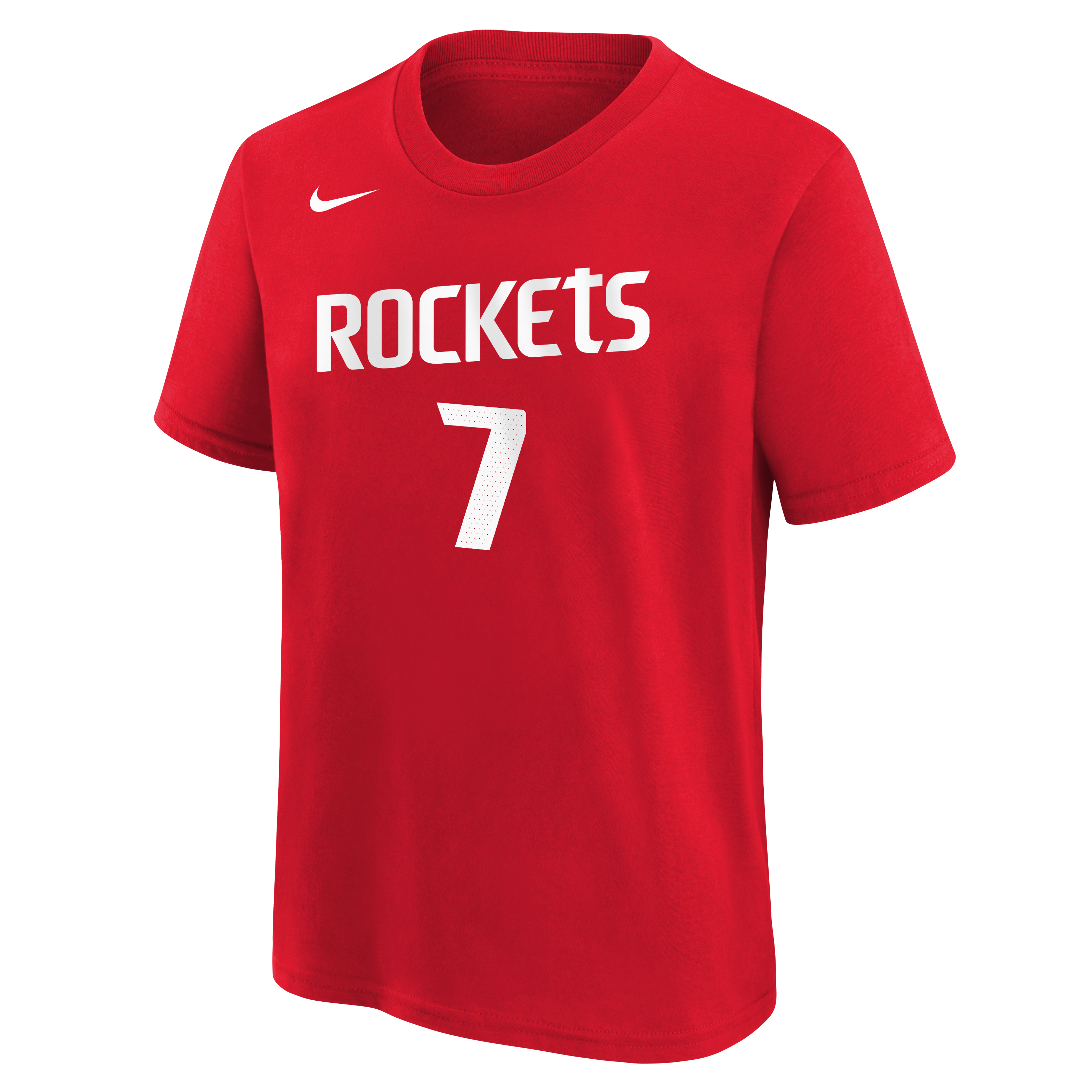Youth Nike Kevin Durant Red Houston Rockets Icon Edition Name & Number T-Shirt