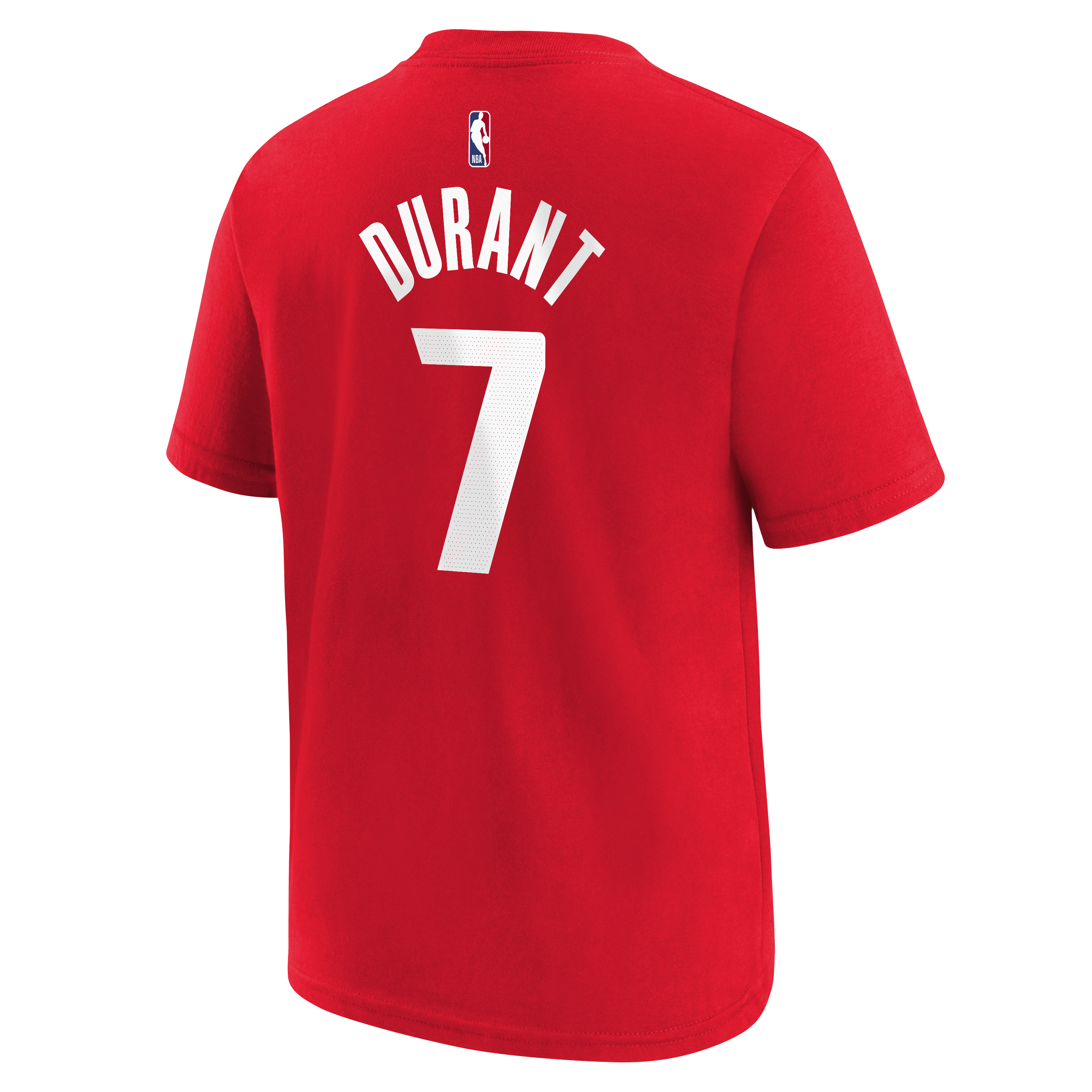 Youth Nike Kevin Durant Red Houston Rockets Icon Edition Name & Number T-Shirt