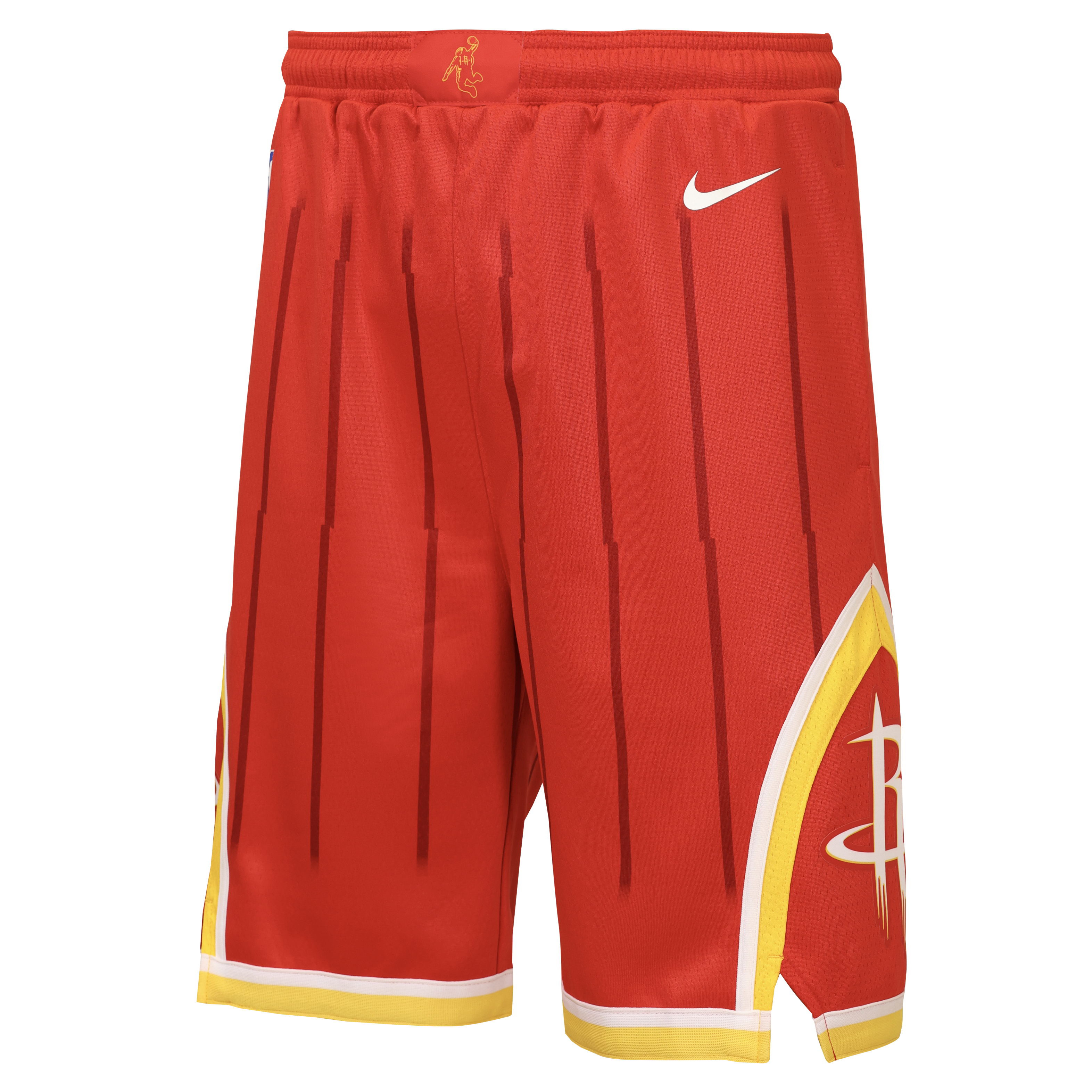 Short Swingman Nike rouge Houston Rockets Icon Edition pour jeunes