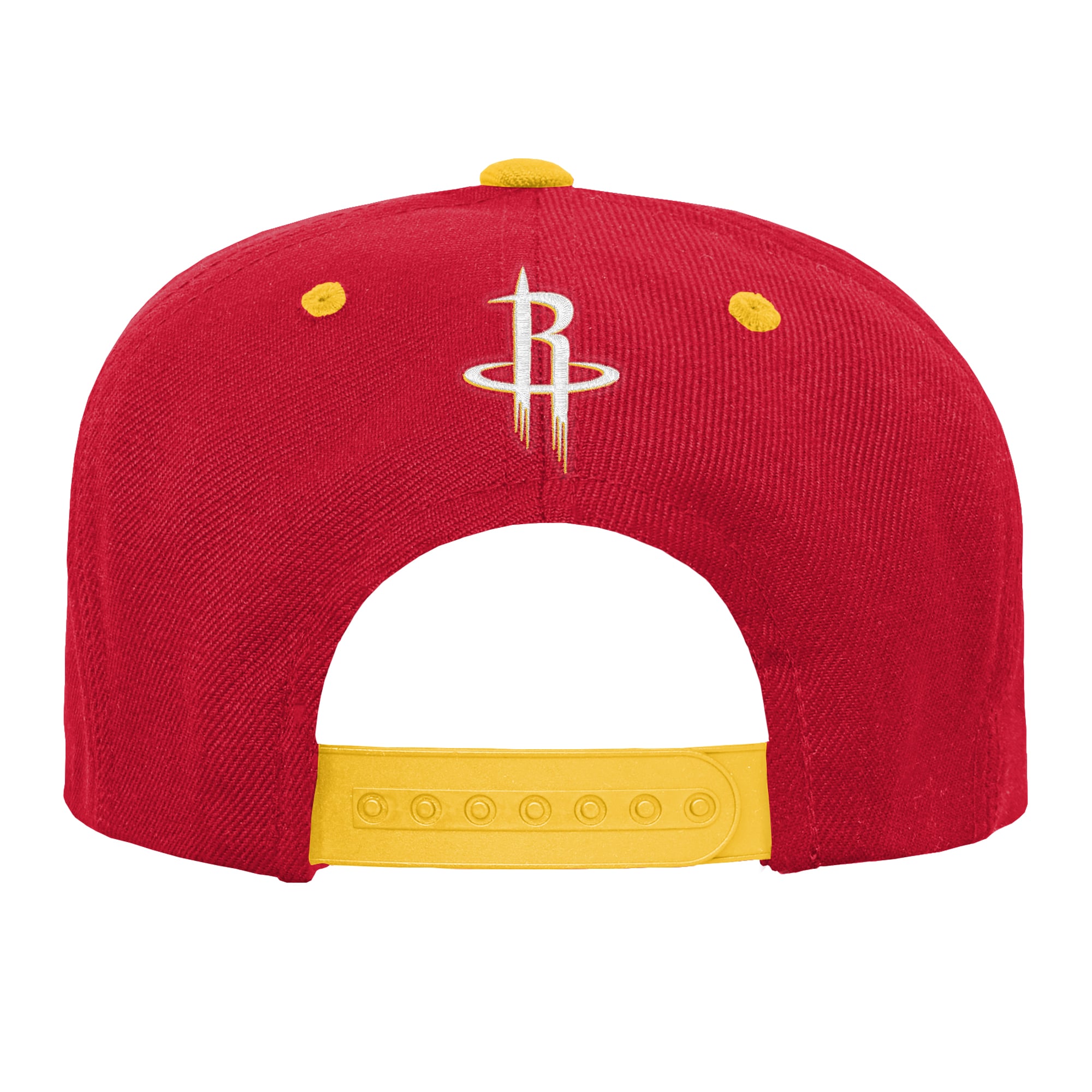 Casquette snapback rouge et or Houston Rockets pour jeunes de la marque Outerstuff