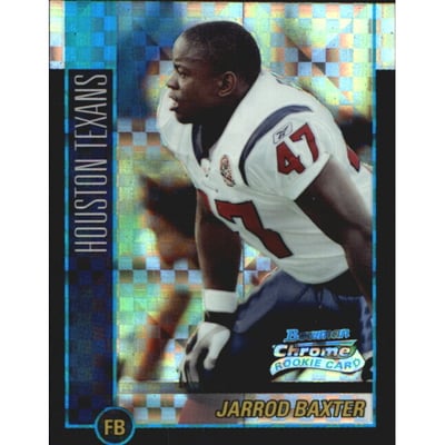 2002 Bowman Chrome Xfractors #158 Jarrod Baxter