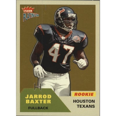 2002 Fleer Platinum Finish #239 Jarrod Baxter