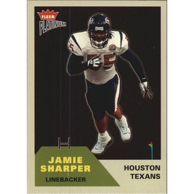 2002 Fleer Platinum Finish #86 Jamie Sharper