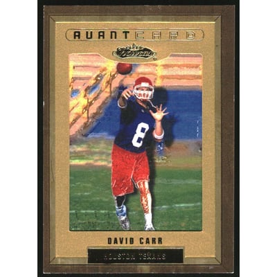 2002 Fleer Showcase Legacy #136 David Carr AC