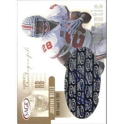 2002 SAGE Autographs Gold #A45 Jonathan Wells/200