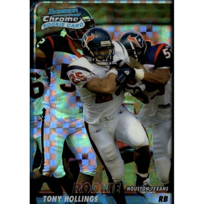 2003 Bowman Chrome Xfractors #215 Tony Hollings
