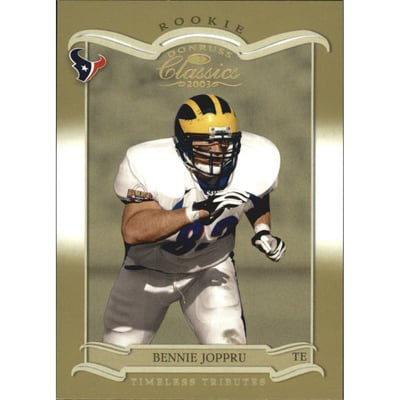 2003 Donruss Classics Timeless Tributes #204 Bennie Joppru