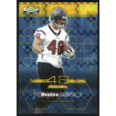 2003 Finest Xfractors #87 Bennie Joppru