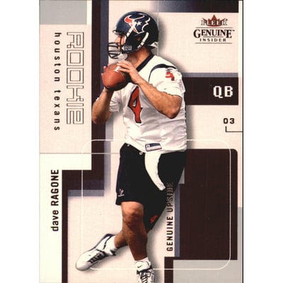 2003 Fleer Genuine Insider Reflection #127 Dave Ragone