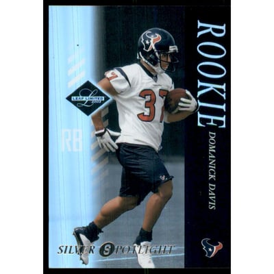 2003 Leaf Limited Silver Spotlight #108 Domanick Davis
