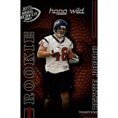 2003 Playoff Hogg Heaven Hogg Wild #158 Bennie Joppru
