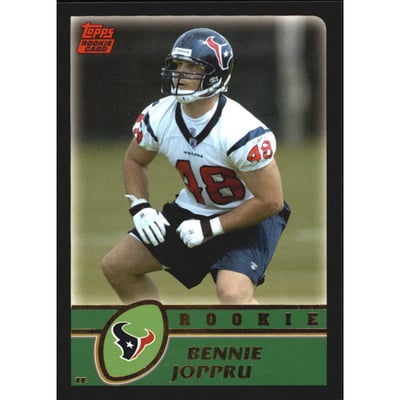 2003 Topps Black #373 Bennie Joppru