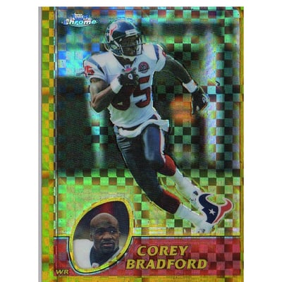 2003 Topps Chrome Gold Xfractors #5 Corey Bradford