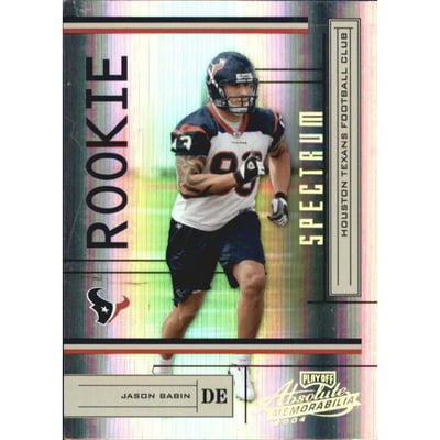 2004 Absolute Memorabilia Spectrum #199 Jason Babin