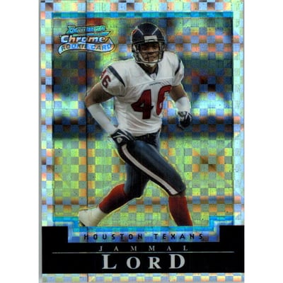 2004 Bowman Chrome Xfractors #148 Jammal Lord