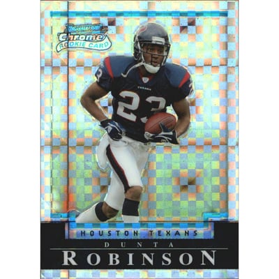 2004 Bowman Chrome Xfractors #152 Dunta Robinson