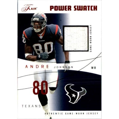 2004 Flair Power Swatch Red #PSAJ Andre Johnson