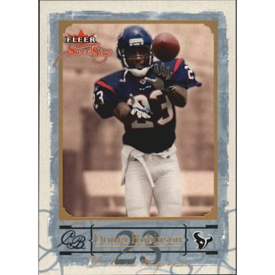 2004 Fleer Sweet Sigs Gold #95 Dunta Robinson