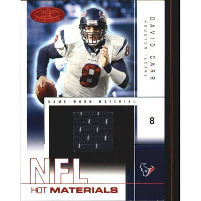 2004 Hot Prospects Hot Materials Red Hot #HMDC David Carr