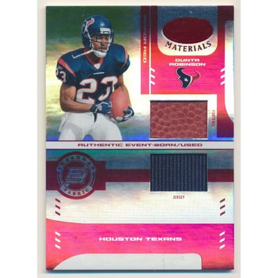 2004 Leaf Certified Materials Mirror Red Materials #218 Dunta Robinson