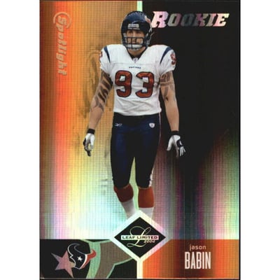 2004 Leaf Limited Bronze Spotlight #170 Jason Babin