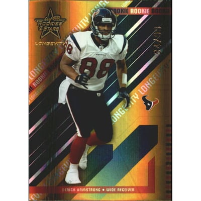 2004 Leaf Rookies and Stars Longevity Gold #136 Derick Armstrong