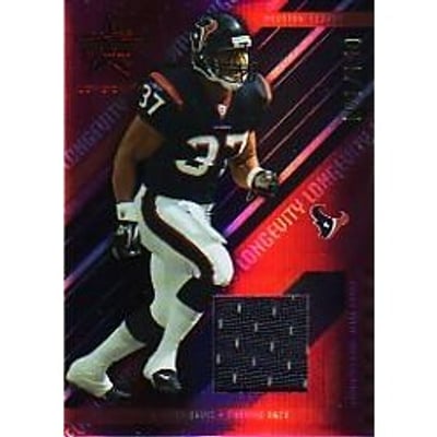 2004 Leaf Rookies and Stars Longevity Materials Ruby #38 Domanick Davis/150