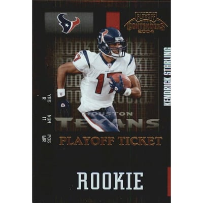 2004 Playoff Contenders Playoff Ticket #190 Kendrick Starling