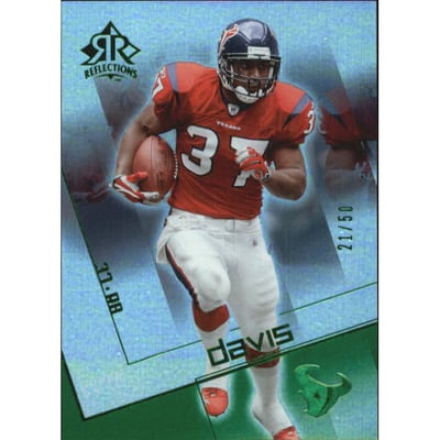 2004 Reflections Green #37 Domanick Davis
