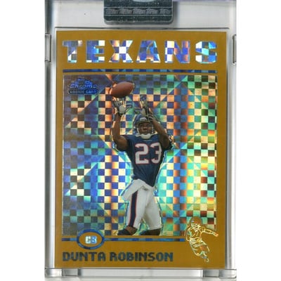 2004 Topps Chrome Gold Xfractors #228 Dunta Robinson