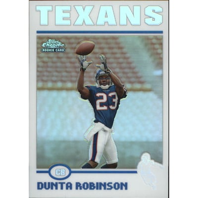 2004 Topps Chrome Refractors #228 Dunta Robinson