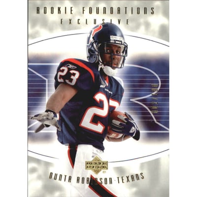 2004 Upper Deck Foundations Exclusive Gold #171 Dunta Robinson