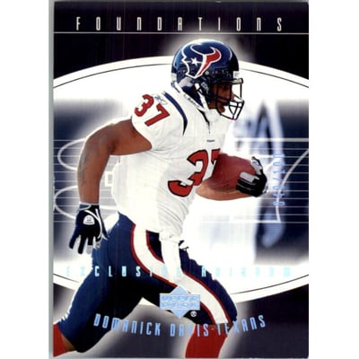 2004 Upper Deck Foundations Exclusive Rainbow Silver #37 Domanick Davis