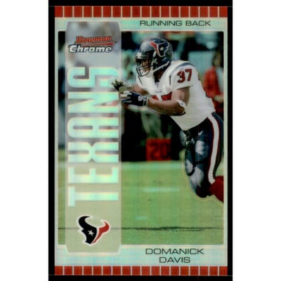 2005 Bowman Chrome Silver Refractors #17 Domanick Davis