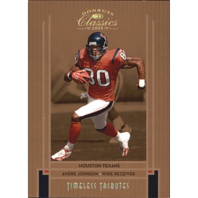 2005 Donruss Classics Timeless Tributes Bronze #37 Andre Johnson