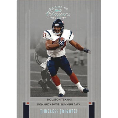 2005 Donruss Classics Timeless Tributes Silver #39 Domanick Davis