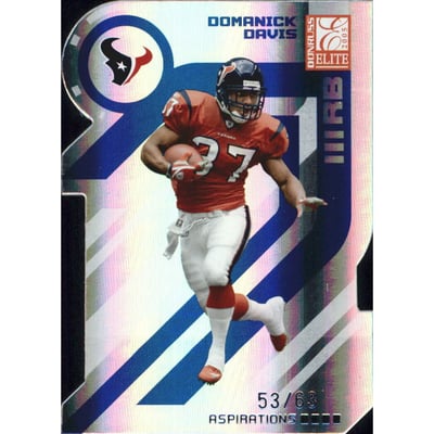 2005 Donruss Elite Aspirations #38 Domanick Davis/63