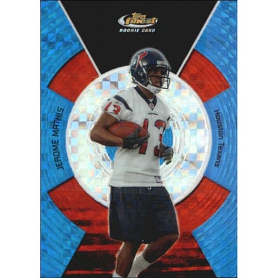 2005 Finest Blue Xfractors #133 Jerome Mathis