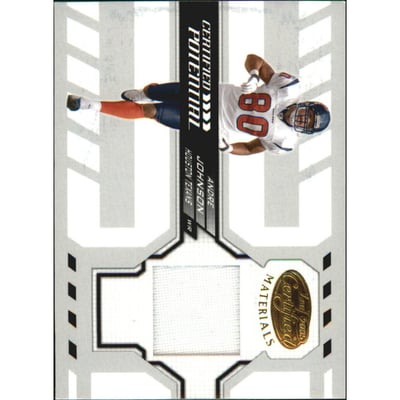 2005 Leaf Certified Materials Certified Potential Jersey #14 Andre Johnson