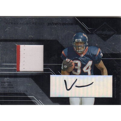 2005 Leaf Limited #228 Vernand Morency JSY AU RC