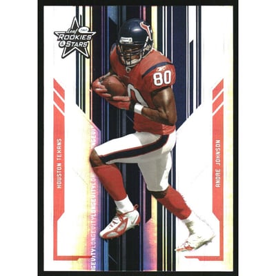 2005 Leaf Rookies and Stars Longevity Holofoil Parallel #38 Andre Johnson