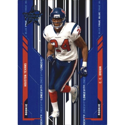 2005 Leaf Rookies and Stars Longevity True Blue Parallel #178 C.C. Brown