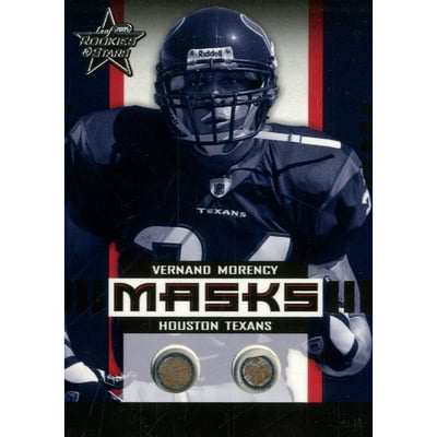 2005 Leaf Rookies and Stars Masks #M28 Vernand Morency