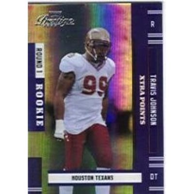 2005 Playoff Prestige Xtra Points Purple #226 Travis Johnson