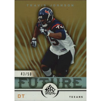 2005 Reflections Gold #287 Travis Johnson