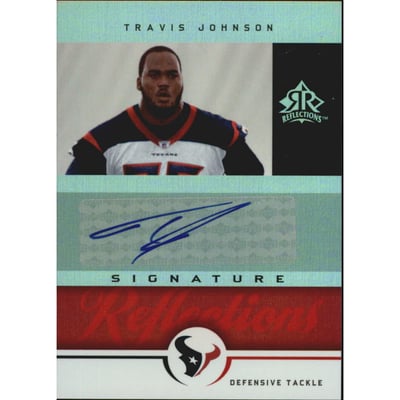 2005 Reflections Signature Reflections Red #SRTJ Travis Johnson