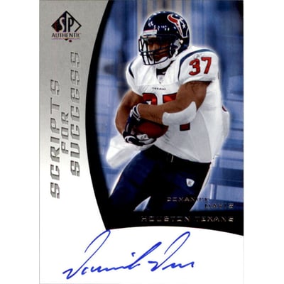 2005 SP Authentic Scripts for Success Autographs #SSDD Domanick Davis