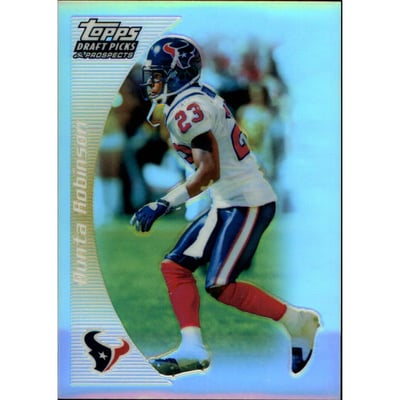 2005 Topps Draft Picks and Prospects Chrome Gold Refractors #103 Dunta Robinson