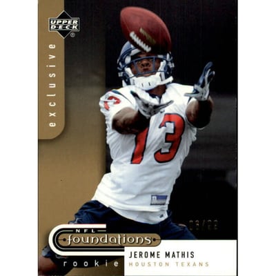 2005 Upper Deck Foundations Exclusive Gold #132 Jerome Mathis